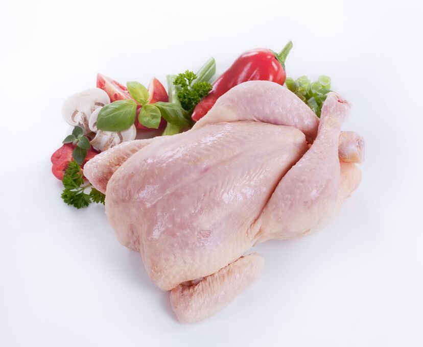 On the third day of the 6 petals diet you can eat chicken in unlimited quantities. 