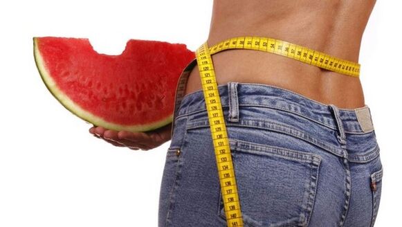 Eating watermelons helps you lose 5 kg fast in a week. 